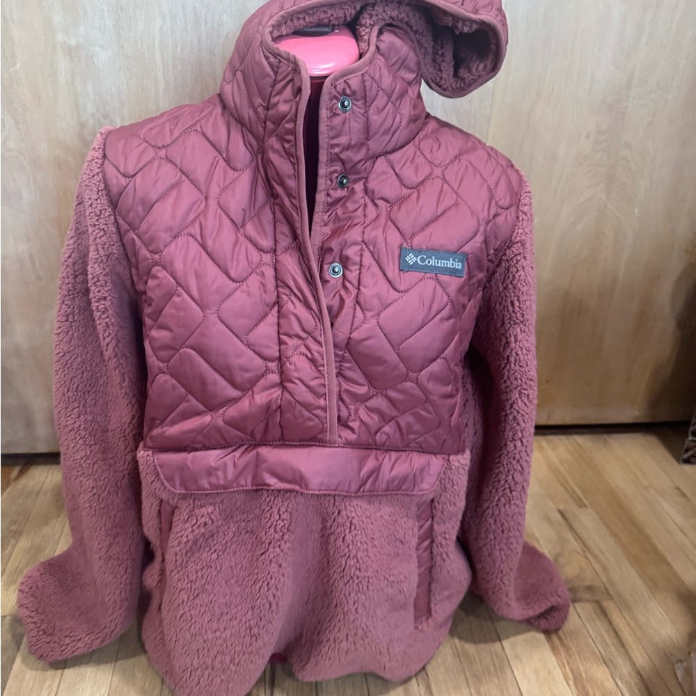 Columbia Quilted Pullover - Rose